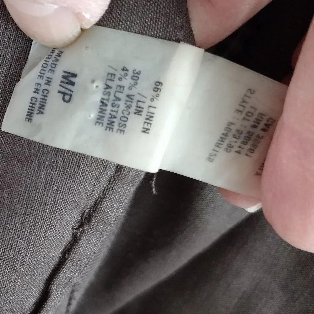 Elie Tahari brown linen blend blazer. Medium (US). - Picture 9 of 9